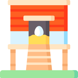 Chicken coop icon