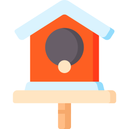 Bird house icon