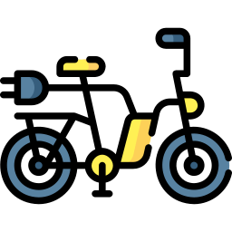 Electric bike icon