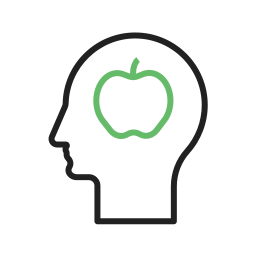 Healthy mind icon