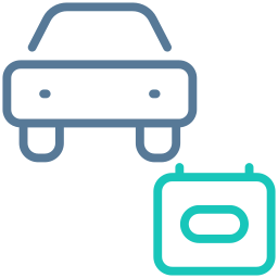 Car battery icon