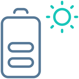 Rechargeable battery icon