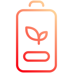 Eco battery icon