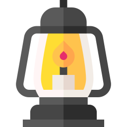 lampe à feu Icône