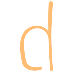 litera d ikona