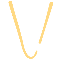 letra v icono
