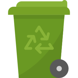 papelera de reciclaje icono