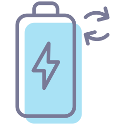 충전식 배터리 icon