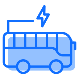 elektrische bus icoon