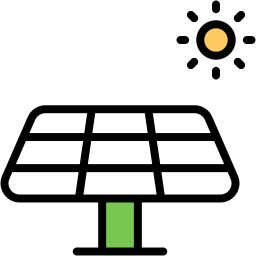 Power solar icon