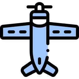 leichtes flugzeug icon