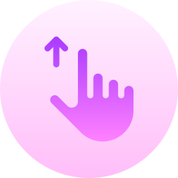 Slide up icon