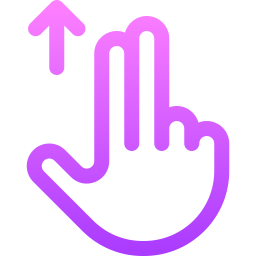 Slide up icon