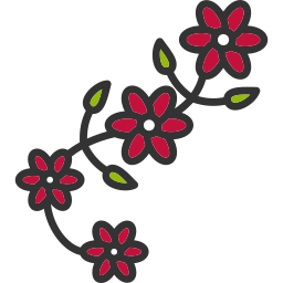 desenho floral Ícone