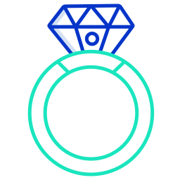 Diamond ring icon