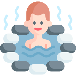 Hot spring icon