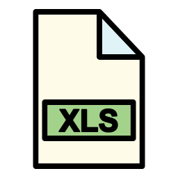 archivo xls icono