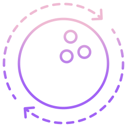 palla da bowling icona