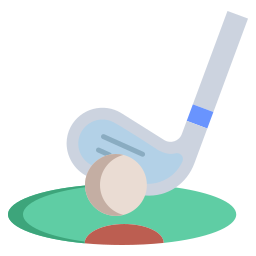 Golf stick icon