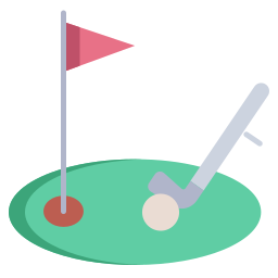 mini golf Icône