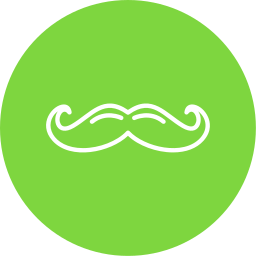 moustache Icône