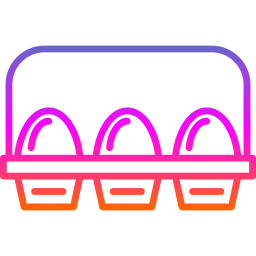 Коробка для яиц иконка