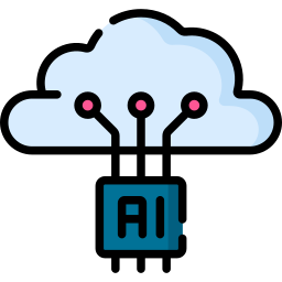 Cloud processing icon