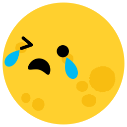 verdrietig huilen icoon