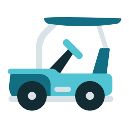 Golf cart icon