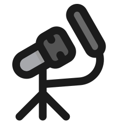 Condenser microphone icon