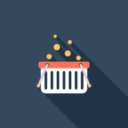 Shopping basket icon