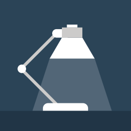 Desk lamp icon