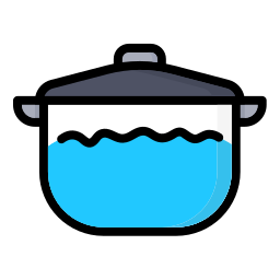 Hot water icon