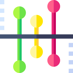 grafico a linee icona