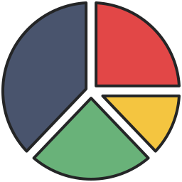 diagramme circulaire Icône