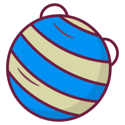 Мяч для упражнений иконка