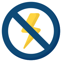 No flash icon