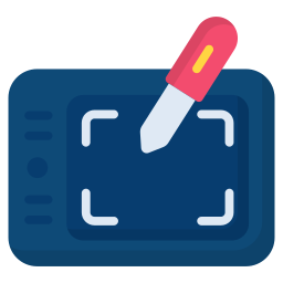 Drawing tablet icon