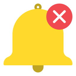 alarm verwijderen icoon