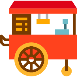 Food cart icon