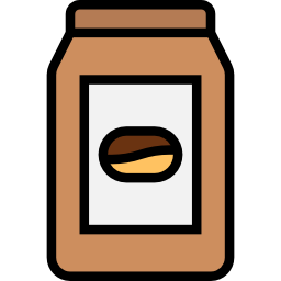 Coffee bag icon