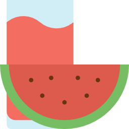 Watermelon juice icon