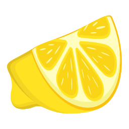fetta di limone icona