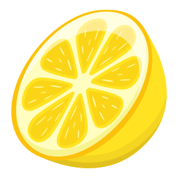 rodela de limão Ícone