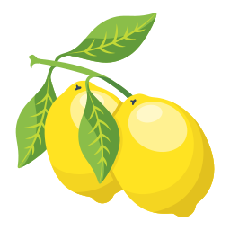rodaja de limón icono
