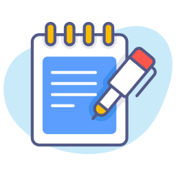Notepad pen icon