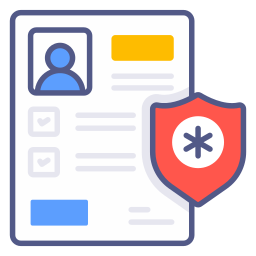 seguridad de datos icono