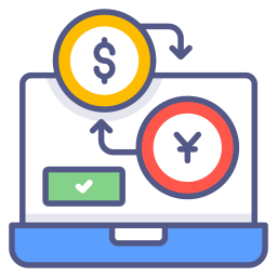 Money exchange icon