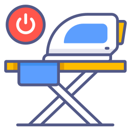 Ironing service icon