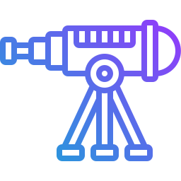 télescope Icône